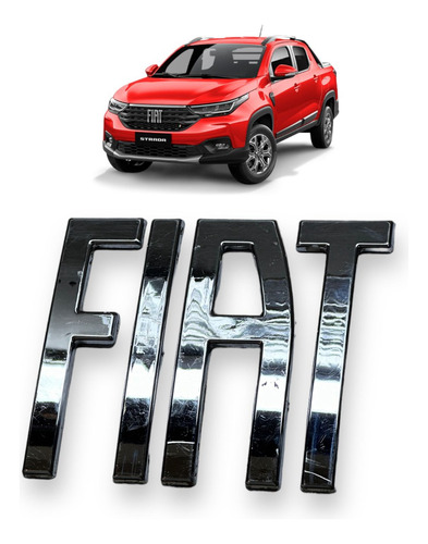 Emblema Porta-malas Fiat Strada 2021 Original