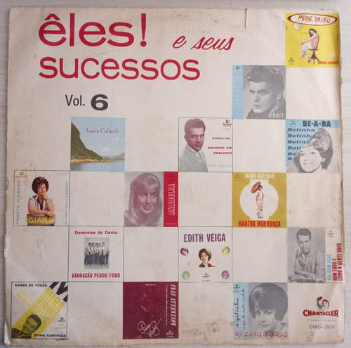 Lp Eles E Os Seus Sucessosvol. 6 - Vinil Raríssimo (Usado)