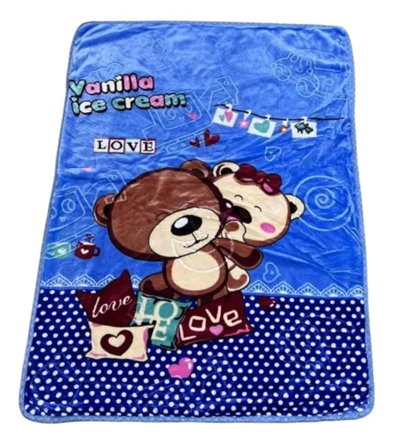 Manta Frazada Bebe Cuna, Cama Suave Abrigadora 105x130