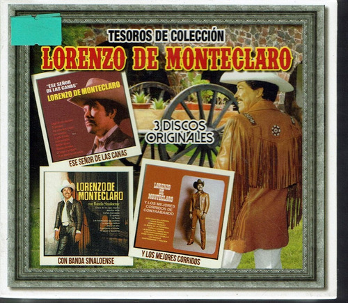 Lorenzo De Monteclaro 3 Discos Originales Tesoros De Colecci