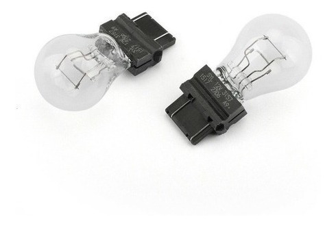 Imagen 3 de 4 de Bombillo 3157 Sylvania Osram P27/7w 12v Muela Plastica 2cont