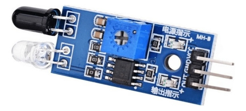 Sensor de Obstáculos Reflectivo UNIT Electronics Fc-51 con Infrarrojo