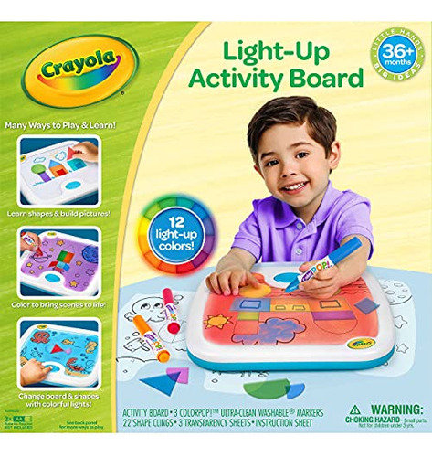 Crayola Tablero De Actividades Iluminado, Juguete Sensorial