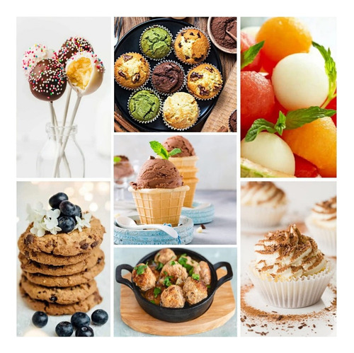 2025 Cuchara De Helado, Juego De 3 Cucharadas De Galletas