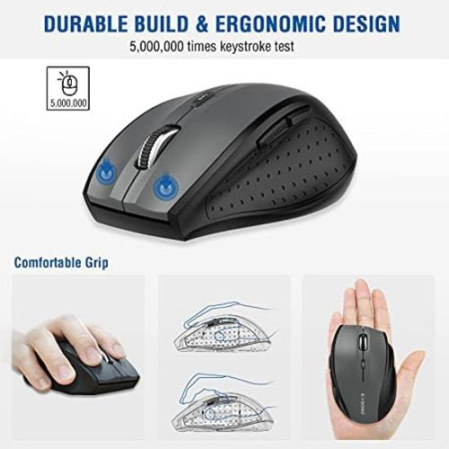 E-yooso Mouse Inalámbrico, Mouse De Computadora 18 Meses De