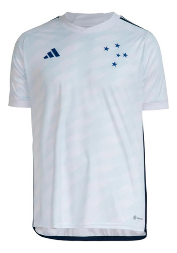 Camisa adidas Cruzeiro Ii 23/24 Masculina - Branco/azul