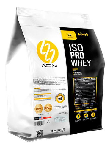 Proteína Adn Iso Pro Whey 5kg Chocolate + Shaker