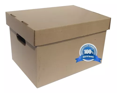 Caja De Cartón Tapa Y Base Referencia X300 Archivo R.s