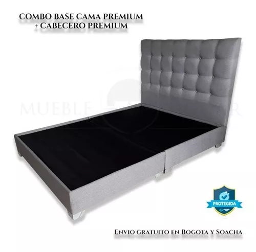 Base cama - colchón - espaldar