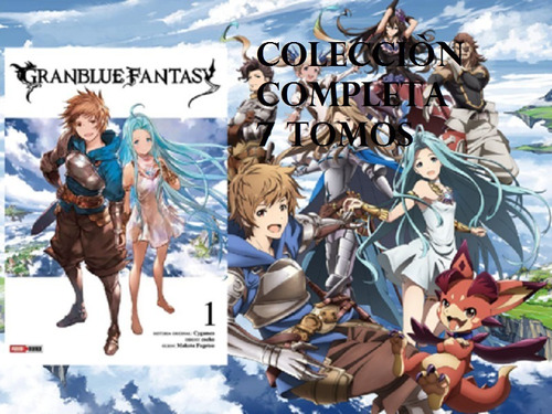 Manga Granblue Fantasy Coleccion Completa 7 Tomos Panini Dgl