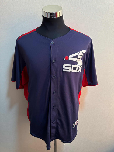 Camiseta Chicago White Sox - Azul Con Rojo