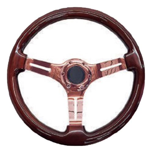 Volante Bronx Automotriz Madera Oro Rosa Light