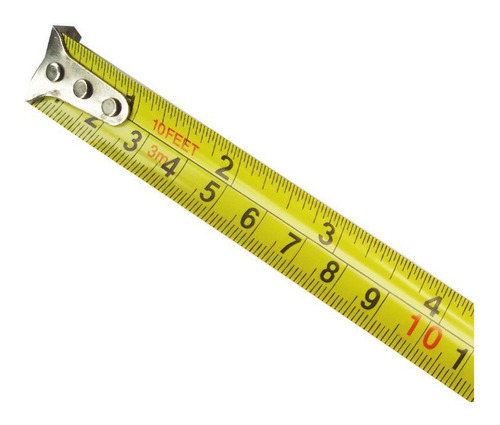 Trena Fita Métrica Emborrachada 3m 15mm Resistente Polegada