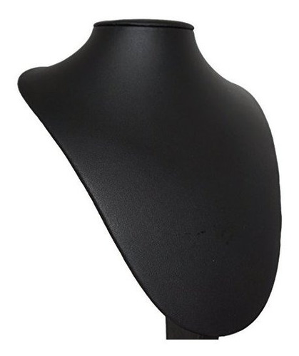 Pantalla De Collar De Busto 3d De Cuero De Pu Sintetico Negr