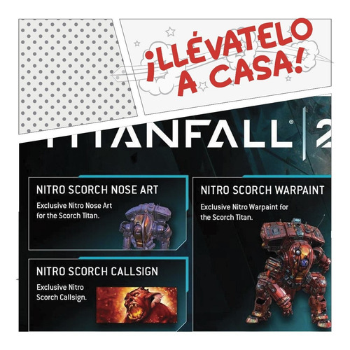 Xbox One Titanfall 2 Nitro Scorch Pack Nuevo