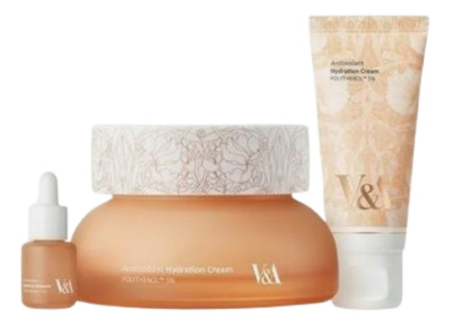 V&a Antioxidant Hydration Cream Set (50ml+35ml) - K Beauty