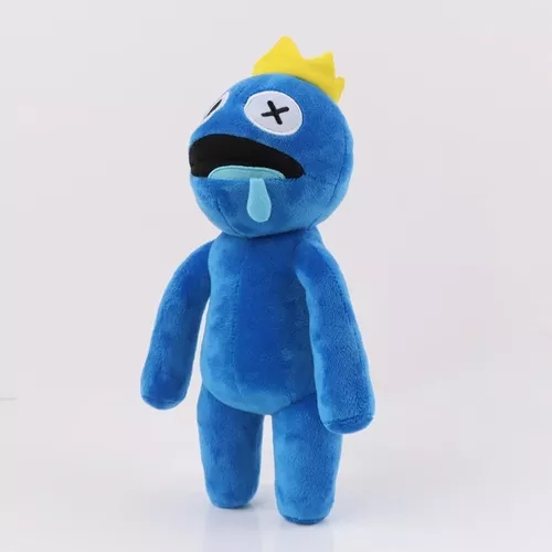 Brinquedo de pelúcia Rainbow Friends de 25-30 cm Azul Babão Roblox