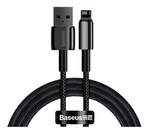 Cabo Usb P/ Lightning Baseus Tungsten Fast Charging 2.4a 1m