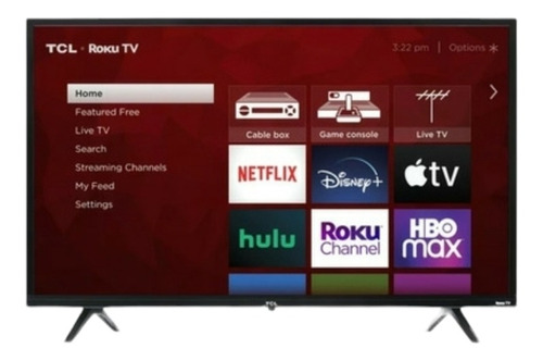 Imagen 1 de 5 de Televisor Tcl 32 720p Hd Led Roku Smart Tv 3 Series 32s331