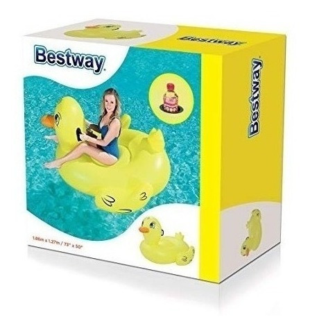 Colchoneta Inflable Para Piletas Pato Grande Bestway 41106