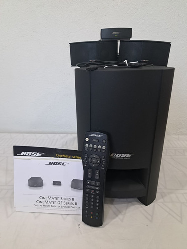 Bose Cinemate Gs Serie Ii Con Manual Completo (Usado)