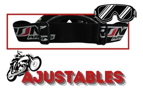 Googles Para Moto Con Mascara De Calavera Diseño Cadenas