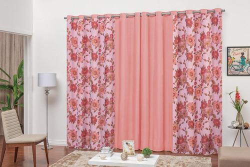 Cortina tunecina para hombre de 2 metros color rosa negro