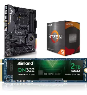 Micro Center Amd Ryzen 9 5900x - Paquete De Procesador De Es