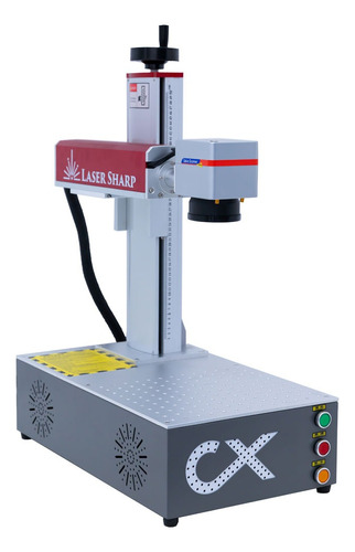 Máquina Desktop Fiber Laser Gravação Profissional Metais 30w
