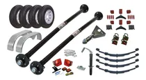 Comprar Kit Completo Para Remolque Dos Ejes 3500 Kg Tandem 7000 Lb