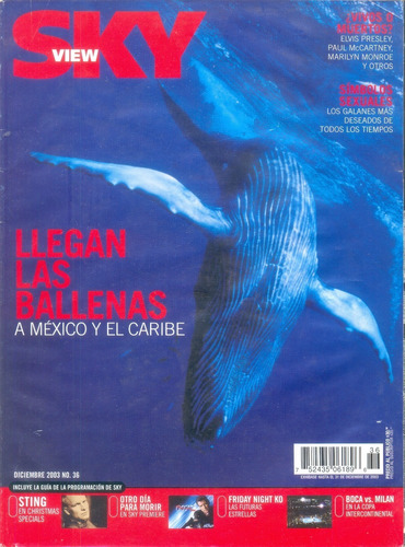 Revista Sky View Edición De Diciembre De 2003