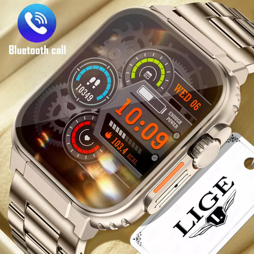 Reloj Deportivo De Fitness Lige Smartwatch Bluet Para Hombre