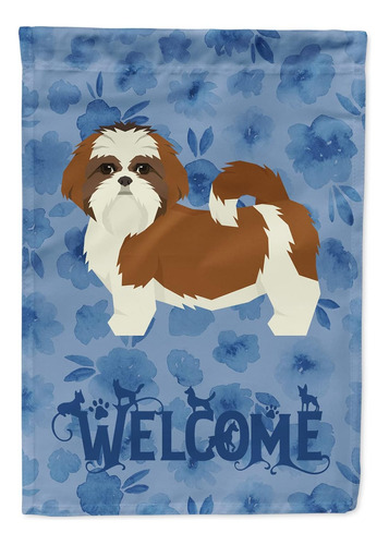 Carolines Treasures Ck6267gf Shih Tzu Bandera De Jardín De B