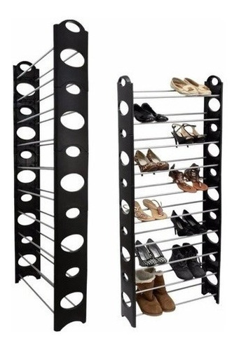 Organizador Zapatero Ajustable 1 A 10 Niveles 30 Pares Zapat