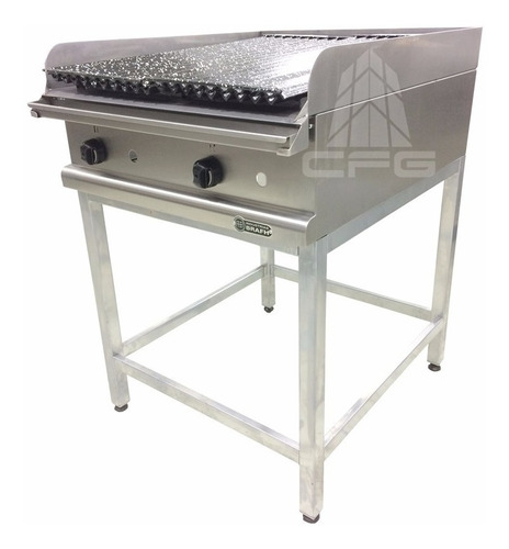 Anafe Industrial Brafh Todo Parrilla 700 Acero Inoxidable