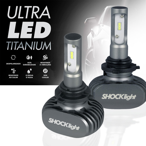 Ultra Led Shocklight 10.000 Lumens Hb4 50w 6000k Titanium