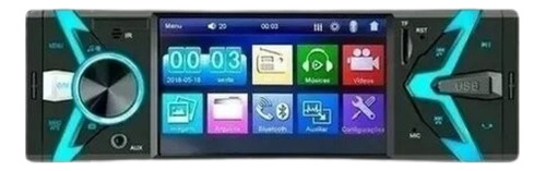 Central Multimidia Mp5 1 Din Tela Touch Screen