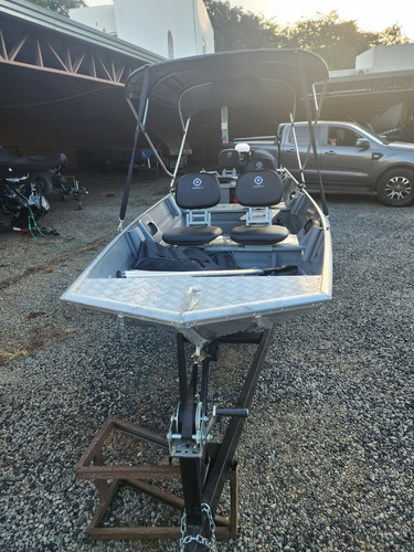 Barco Marreco E Motor Mercury 25hp 2012 Partida Manual