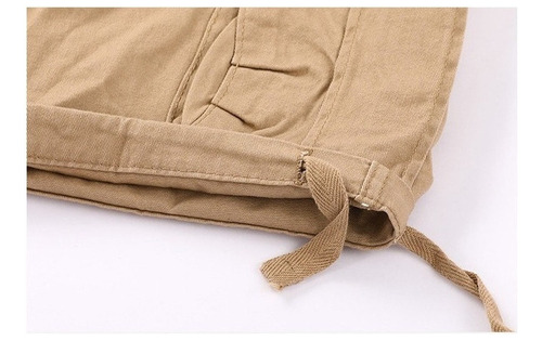 Shorts Casuales Sueltos Con Varios Bolsillos Para Hombre