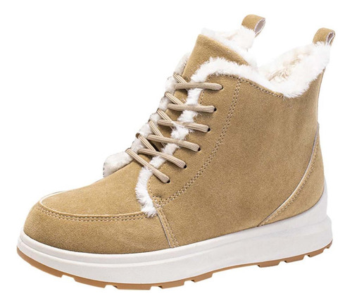 Botas De Nieve Para Mujer, Cálidas, De Felpa, Impermeables,