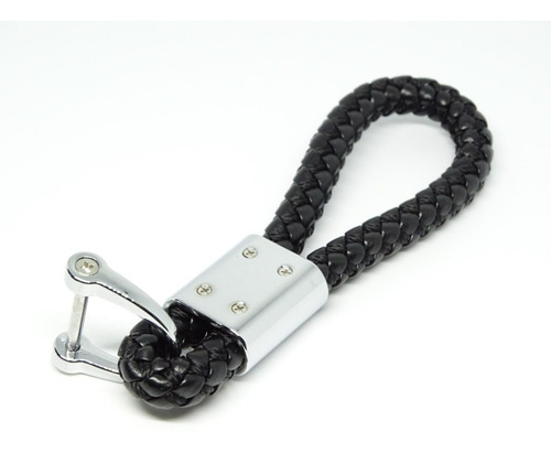 Llavero Lujo Carro Moto Tipo Trenza Elegant Logo Marca Cuero