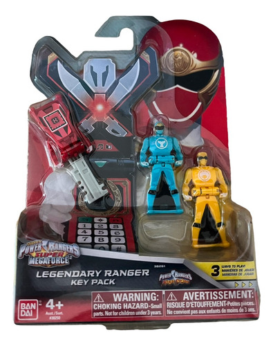 Power Rangers Key Ninja Storm - Pack Com 3 Chave *leia*