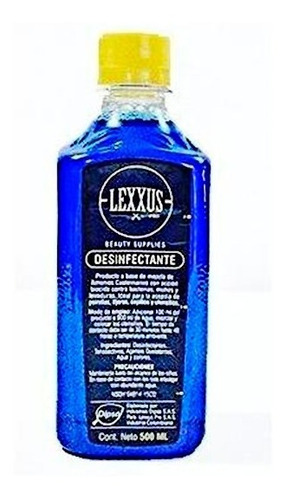 Lexxus Desinfectante Tijeras Peinillas Barbera Capillo 500ml