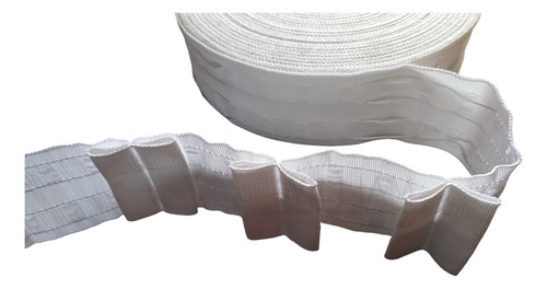 Cinta Tablas 4,5 Cm. Para Cortinas X 5 Metros / William Blanco Tablas Encontradas