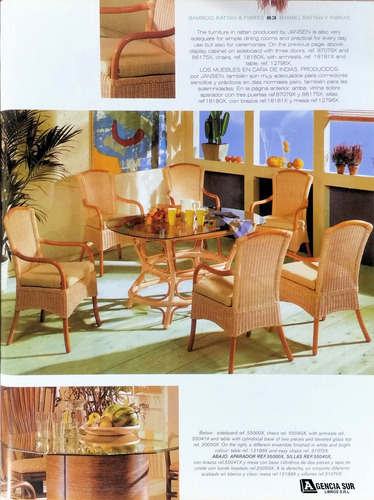 Muebles De Bambú, Rattan, Mimbre, Caña, Junco Y Fibras