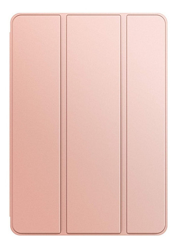 Mica + Funda Smart Case Para iPad 10.2 7a 8a Y 9a Generación Color Rosa Oro