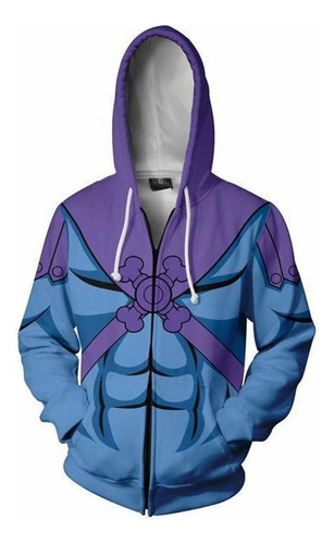 Sudadera Con Cremallera He-man Y Los Maestros Del Universo