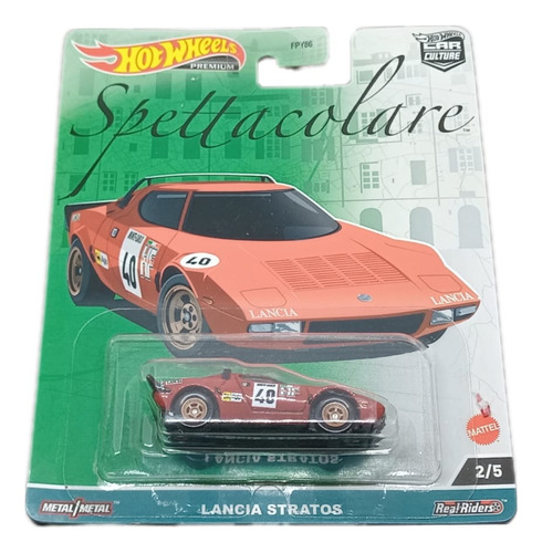 Lancia Stratos Hot Wheels Premium Spettacolare Car Culture