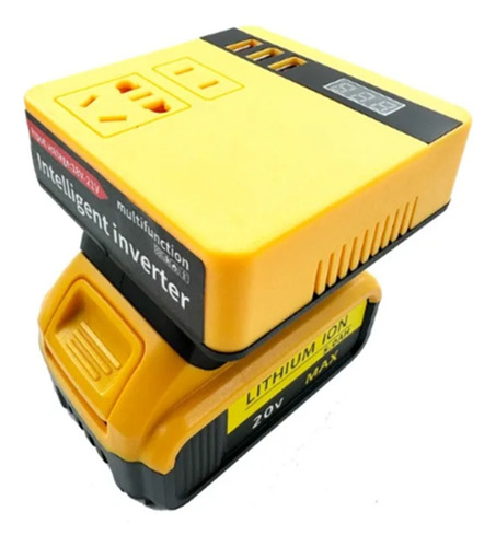 Adaptador De Alimentación Inversor Dc 18v A 220v Para Dewalt