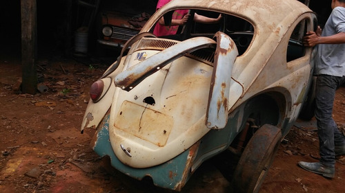Volkswagen Fusca 1964 Carroceria Original Excelente Lata